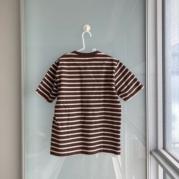 Norse Projects Holger Compact Cotton Bold Stripe Tee - Picture 3 of 12